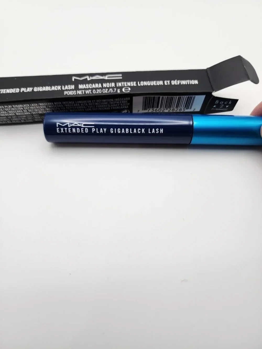 MAC Extended Play Gigablack Lash Mascara Noir Intense Black 0.2oz/5.7g NIB